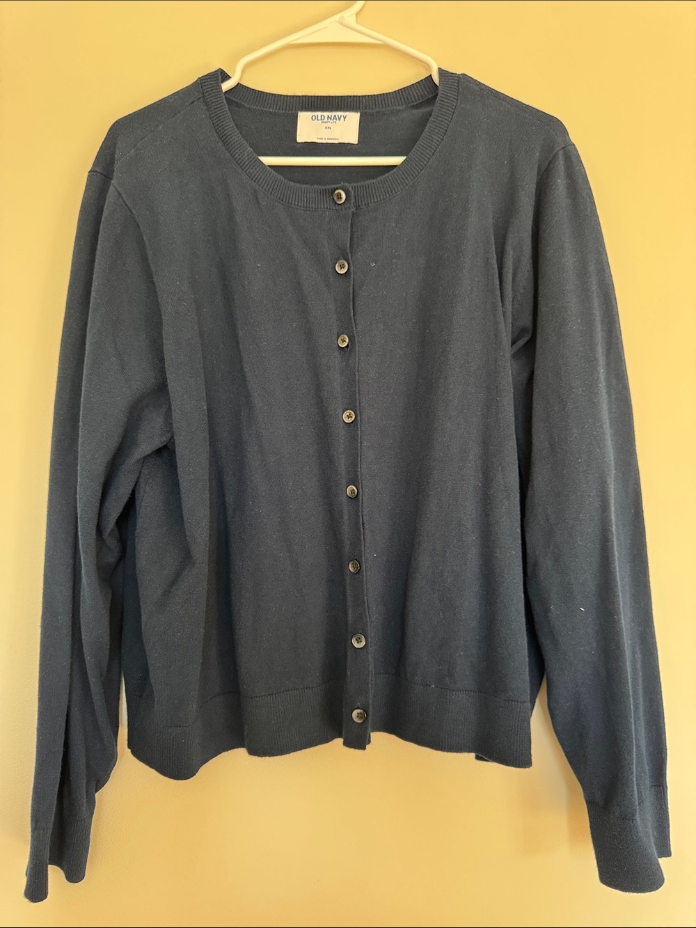 Old Navy Dark Navy Open-Front Knit Cardigan